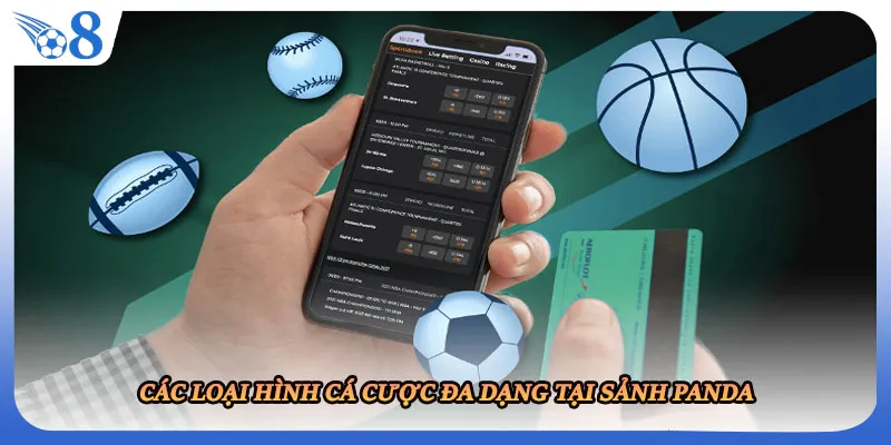 Các loại hình cá cược đa dạng tại sảnh Panda