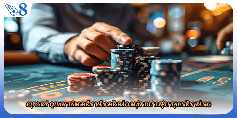 Cực kỳ quan tâm đến vấn đề bảo mật dữ liệu tại nền tảng